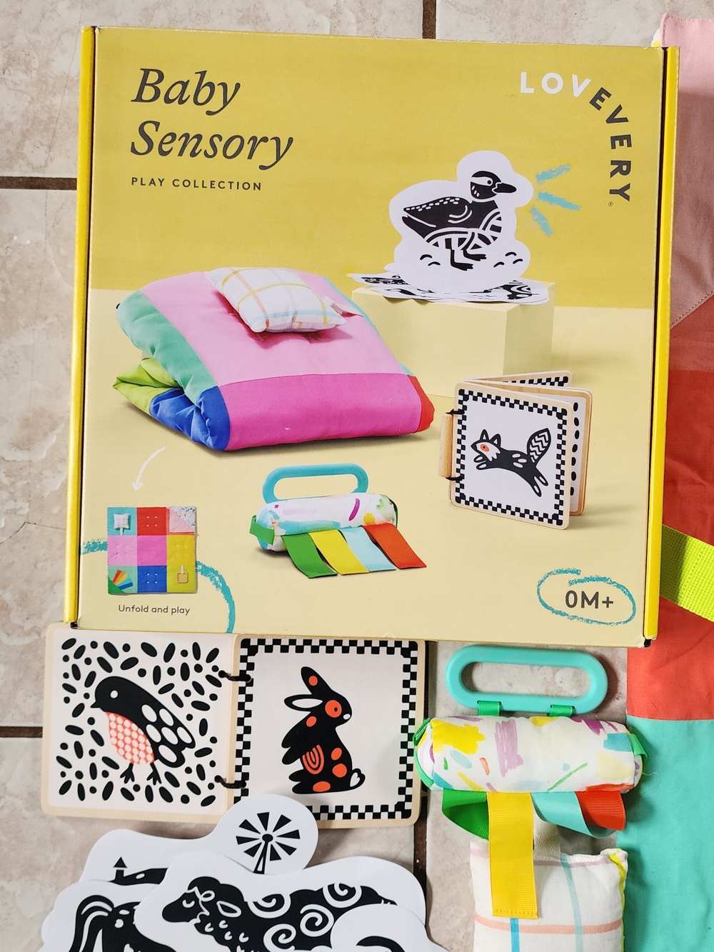 Lovevery Baby Sensory Mat Multi-Color - Picture 3 of 6